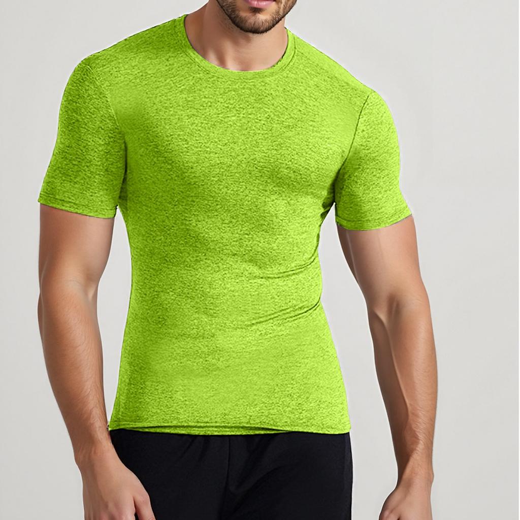 Men's Sports Mesh Quick-drying Round Neck Short Sleeve