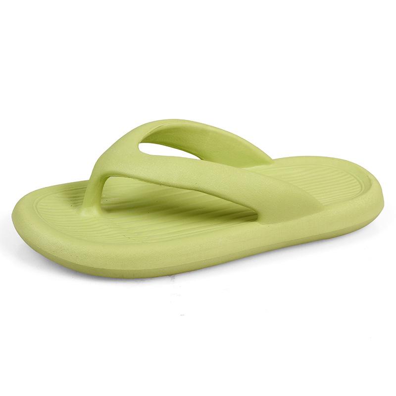 Flip-flops women's summer foot pinch thick bottom wear sandals beach couple new men's bathroom bath non-slip slippers