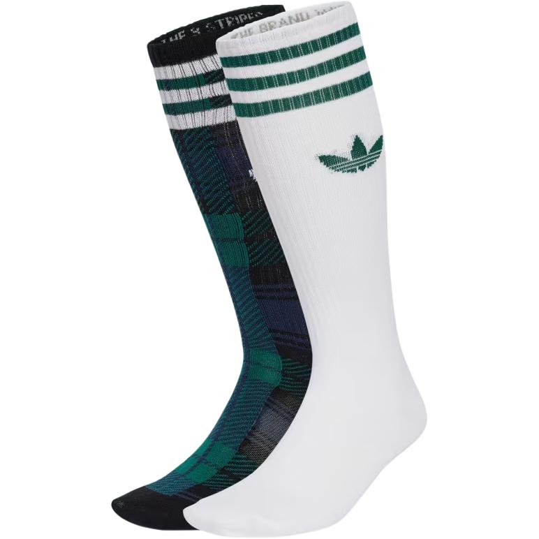Adidas Originals Tartan Crew Socks 2 Pairs IX6812 M