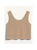 Women's Cotton Crop Tank Top Sleeveless Loose Basic Cropped Top for Yoga Workout