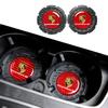 2 st Biltillbehör Interiör Mugghållare Vattenkoppsplatta Halkfria Mattor Hållare För Porsche 911 718 Taycan Panamera Cayenne Macan Cayman Tillbehör