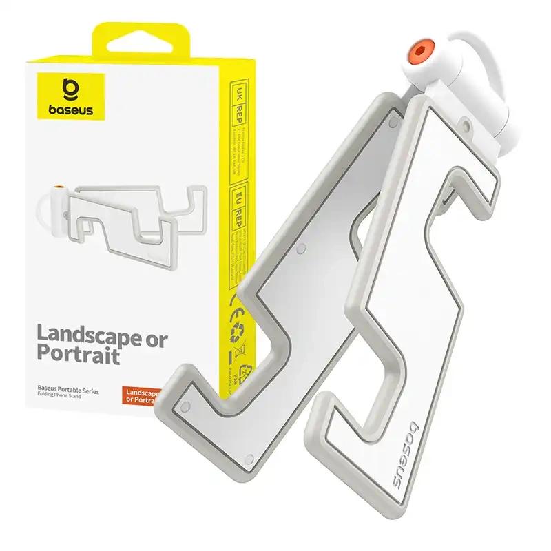 Składany Uchwyt Na Telefon Baseus (Biały)
