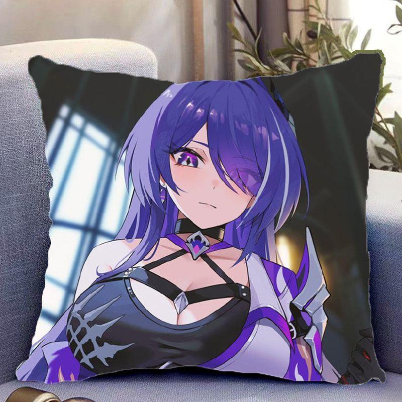 Honkai Star Dome Railway Unterwelt Doppelseitiges Peripheres Kissen Büro Wohnheim Kissen Als Geburtstagsgeschenk für Freunde