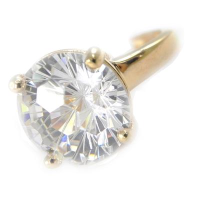 Solitaire Gold Plated 'Unique' White