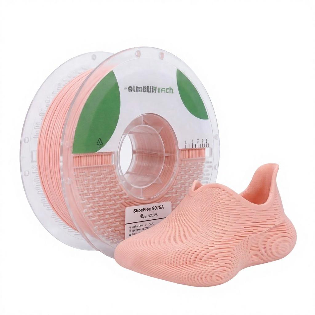 UniFilas Tech Flexible 3D Printer Filament 1.75mm 750g Flexible TPU Filament ShoeFlex9075A&3D Printing Filaments&ShoeFlex9075A