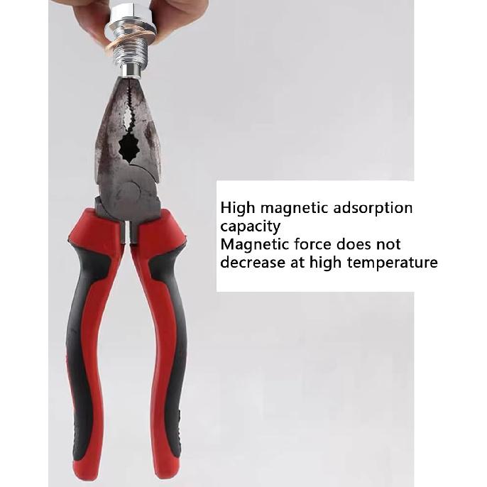 Magnetic Oil Drain Plug M12x1.25, Stainless Steel Oil Drain Plug with 5 PCS Copper Crush Washer Anti Leakage Replacement for Car Motorcycle Boat