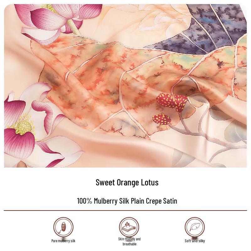 Hangsilu Chinese Style Mulberry Silk Scarf