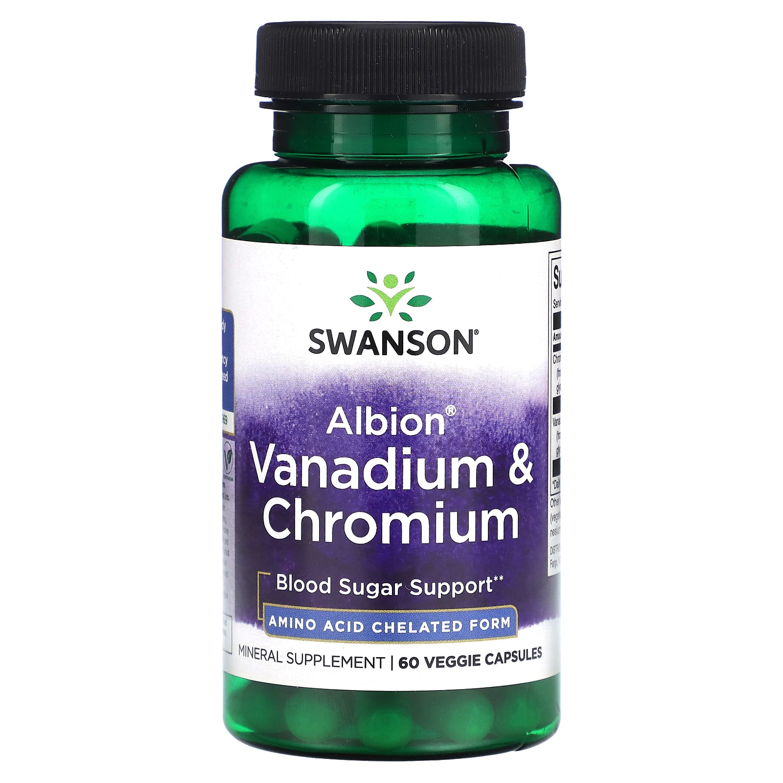 

Albion Vanadium & Chromium, 60 Veggie Caps