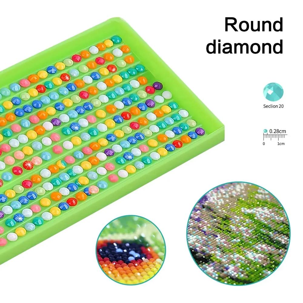 2025 Nuovo Monsters & Co Ricamo Diamante Cartone Animato Pittura Diamante Rotonda Nuovo Puzzle Mosaico Strass Decorazione Parete Casa