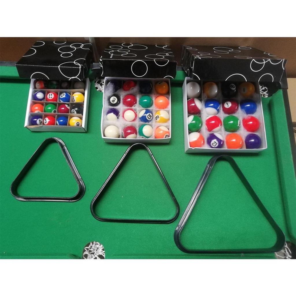 Mini Conjunto de Sinuca Infantil: Brinquedo Bola 8 Preto 25-44mm - Tamanho de Tênis de Mesa