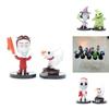 The Nightmare Before Christmas Skull Jack Figure Collectible Toy Pvc Material 10 Assorted Colors Set