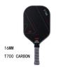 T700 Carbon Fiber Pickleball Paddle with Cloth Texture Frosting, 16mm Thickness, Professional Competition Quality.
