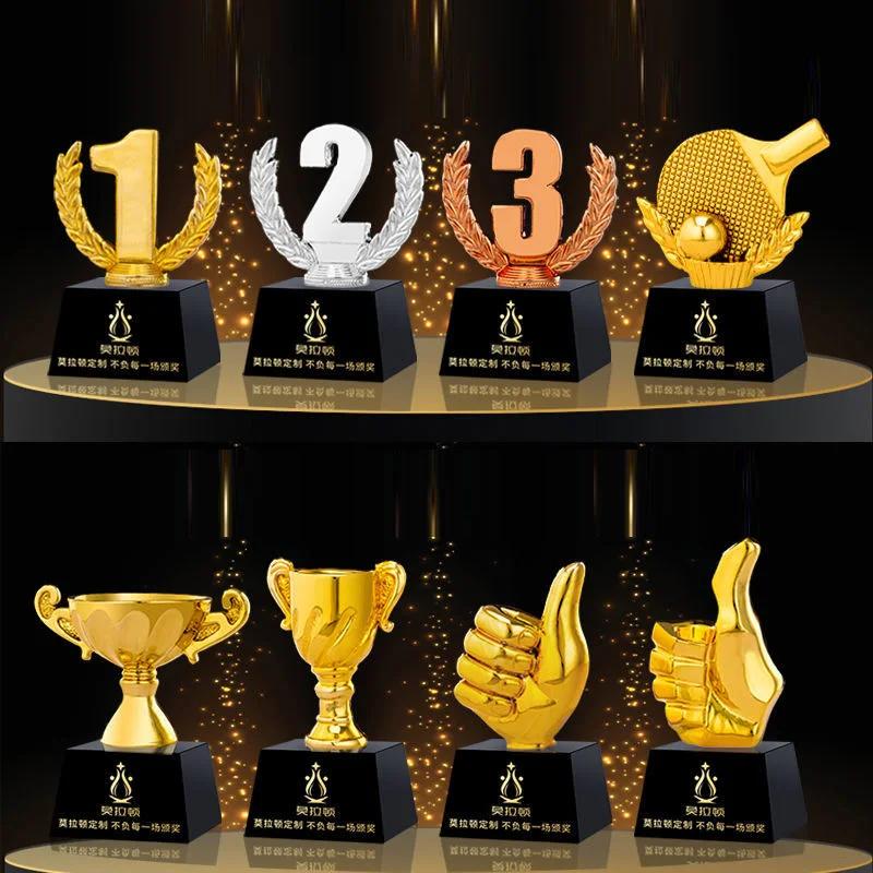Creative Electroplated Resin Trophy, Crystal Base , Dance , Music , Sports, Competition Awards, Customized, Home Decoration, 1Pc