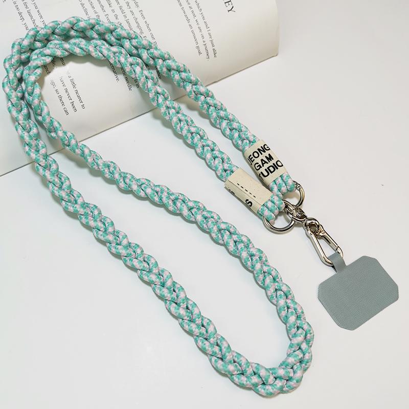 Phone Lanyard Crossbody Long Outdoor Sports Mountaineering Lanyard Mountain Shoulder Braided Strap Strong Lanyard Neck Strap