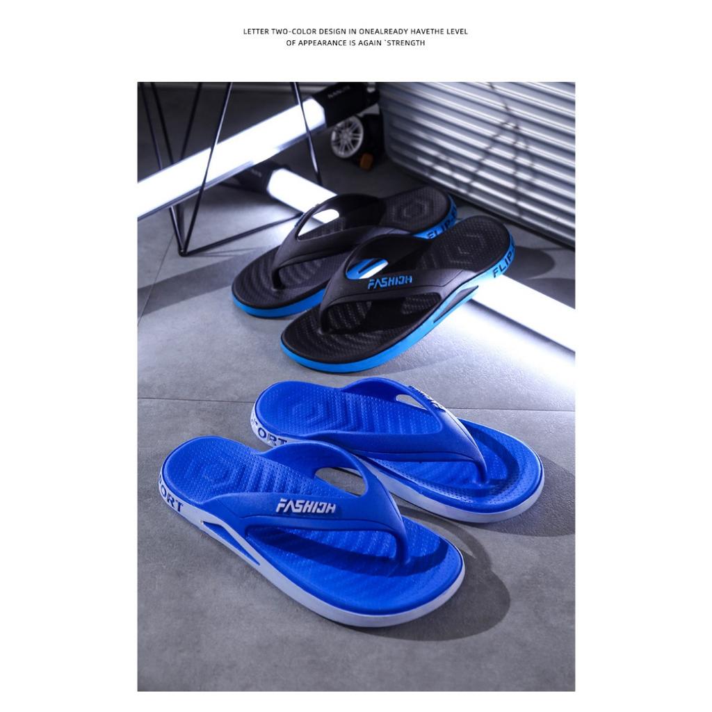 Men's Flip Flops, Durable for Summer Outings, Comfortable for Home Use, Non Slip, Fashionable and Trendy Men's Beach Shoes