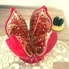 Asmaul Husna Embroidered Islamic Figurine | Symbol of Fertility Pomegranate Shape Statue | Islamic Living Room Decor | Islamic Table Decor