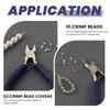 Jewelry Making Tool Flexes Wire Pliers Beading Tool Small Crimping Pliers Suitable for Home Workshops and Craft Classes