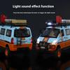1/24 Alloy Die-cast Mitsubishi VAN Off-road Vehicle Model, Simulated Sound and Light, Children's Toy Car, Removable Accessories, Boys' Gift