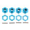 4Set RC Wheel 17mm Aluminum Hex Drive Hub Adapter with Pins for   1Celsius8 KARTON 4  Car
