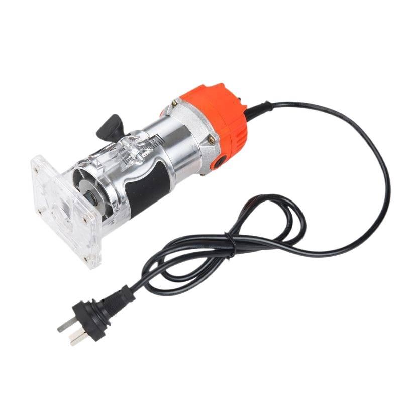 Industrial-Grade Multi-Functional Electric Router: Upside-Down Wood Trimmer & Carving Tool for Holes In Aluminum & Plastic Panels