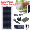 Water Pump With 30W Solar Panel Ultra-quiet Submersible Water Pump Motory Fish Pond Indoor Bird Bath Garden Fountain Decoration