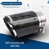 New Carbon Fiber Straight Edge Satin Finish Tailpipe for Car Modification