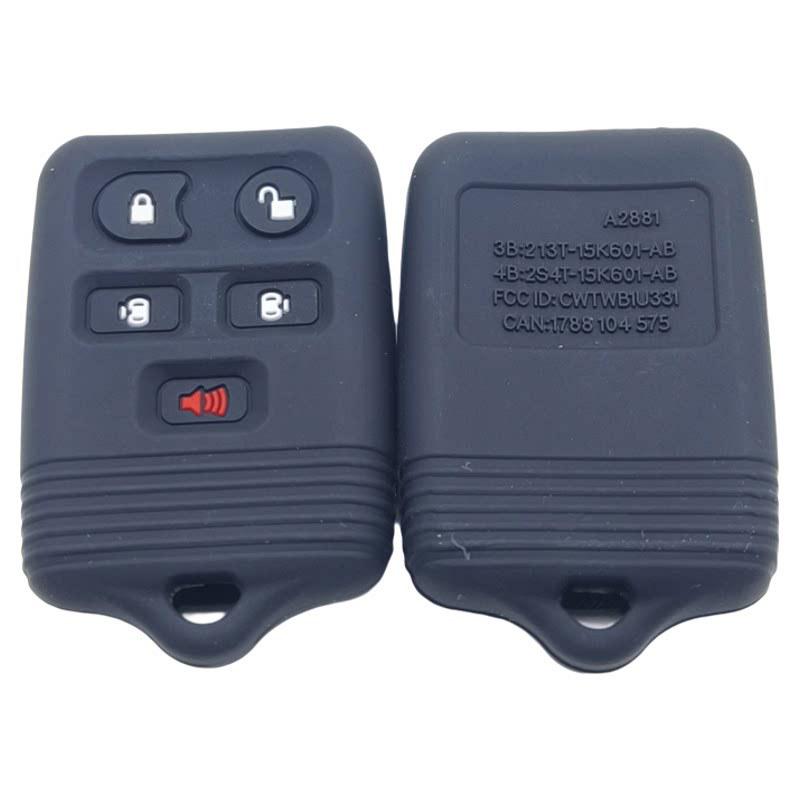 Ford Raptor Old Wing Tiger Soft Silicone Protective Cover for Five-Button Remote Key
