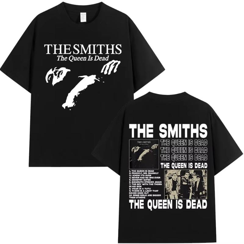 The Smiths The Queen Is Dead Maglietta Anni '80 Indie Morrissey Maglietta Oversize Vintage Punk Rock Band Magliette Streetwear Unisex