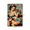 Vintage Pin-Up Metal Tin Sign - Retro Iron Wall Art Decor for Use - For Home Decor,Perfect Gift for Homeowners & Collectors