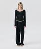Bundercammer Steady Wide Tuck Pants_Black