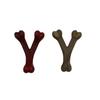 Sell Well New Type Nylon Rubber Lucky Bone Dog Ring Pet Toy Durable Chew