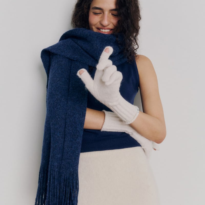 Maggie Peru Alpaca Glove (Ivory)