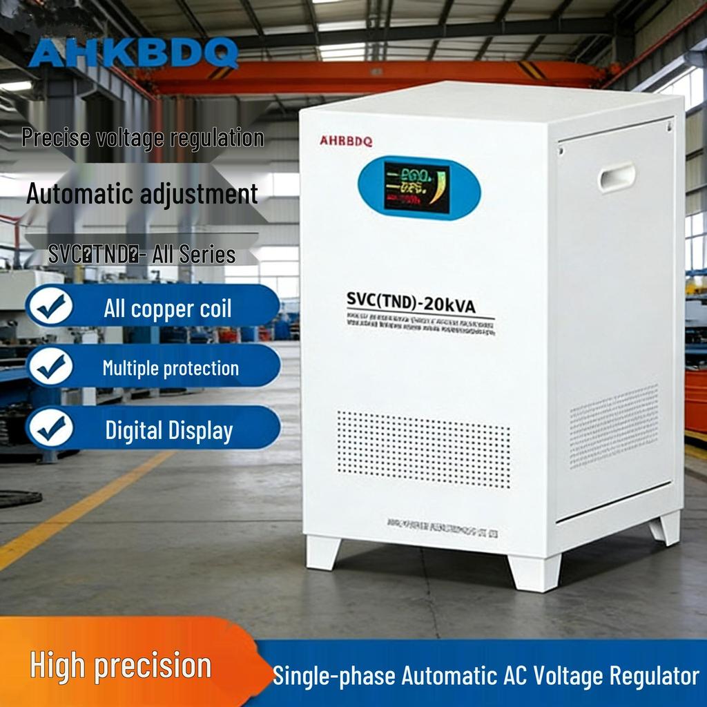 220V Single-Phase 2000W Automatic Voltage Regulator, 90-240V, 5000VA