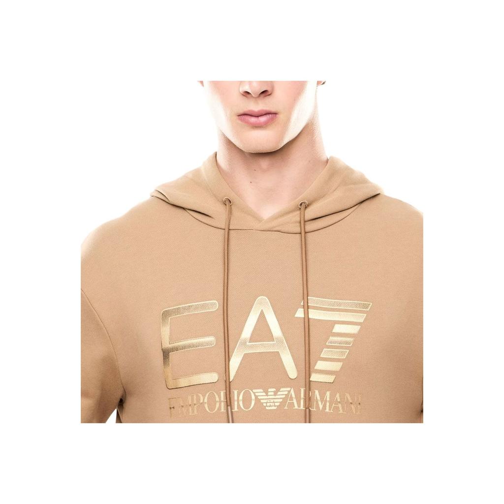 Emporio Armani EA7 FW25 Stretch Baumwolle Logo Kapuzenpullover Herren Kapuzenpullover 7M001190-AF17787-U6171