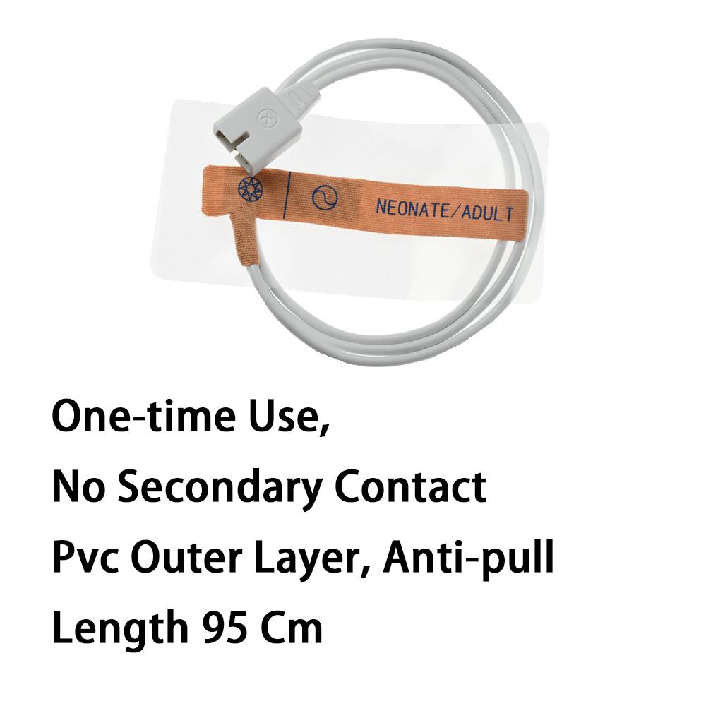 Compatible for BCI NELLCOR Without Oximax Patient Monitors, Disposable SPO2 Probe Sensor, SPO2 Finger Sensor,  Blood Oxygen Saturation Data Monitoring