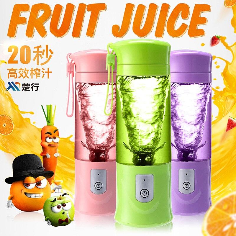 Multifunction Juicer Small Four Generations Mini Minzer Gift Fresh Juicer Automatic Portable Manual | Juillers (Purple)