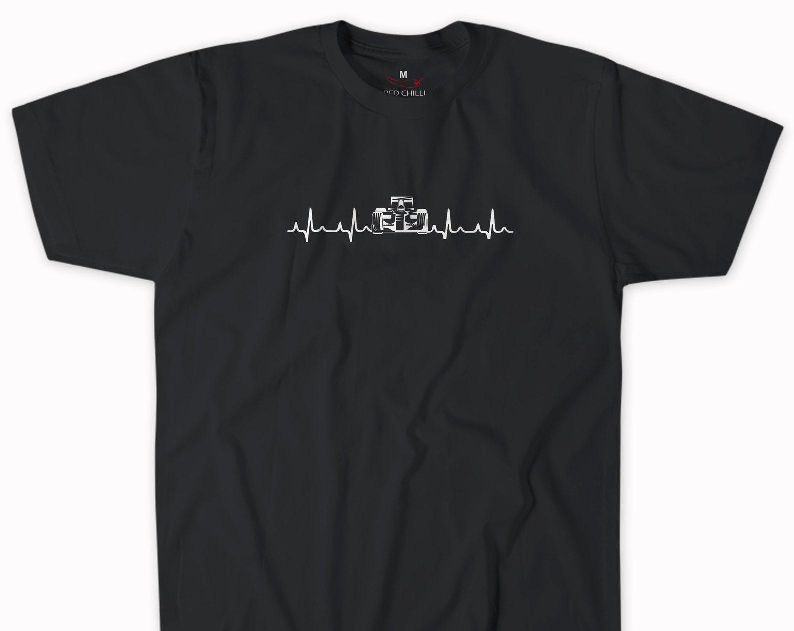 F1 Heartbeat Pulse Unisex T-shirt XL