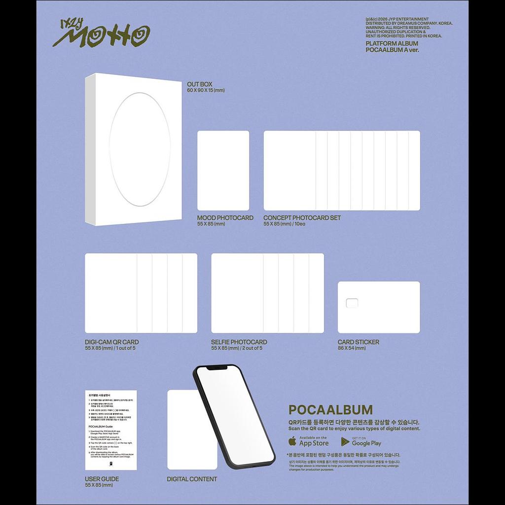 [Pre-order] ITZY [Motto] POCA Album Ver. + Free Gift