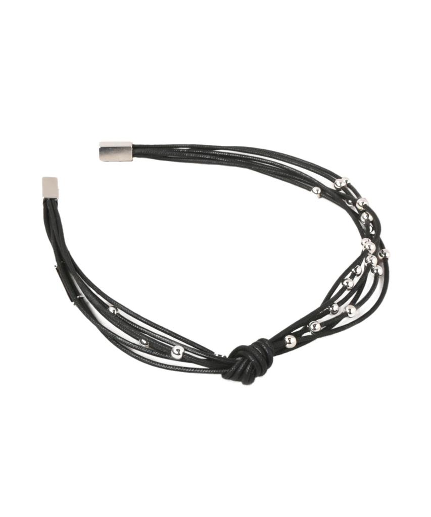 Kashira Daily Classic Pearl One Size Headband, Casual, Spring/Summer Cotton, SHK01210, Black,