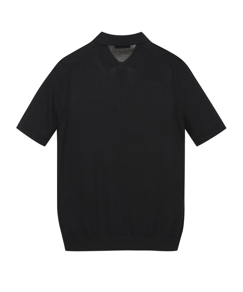 Jilseutyueoteunyuyogmaen Silk Blend Collar Knit - Black (Jnsw6B301Bk)