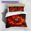 Fiorentina FC Printed 3PCS Bedding Set Breathable Duvet Cover with Pillowcases Decorative Bed Linen for Bedroom Home