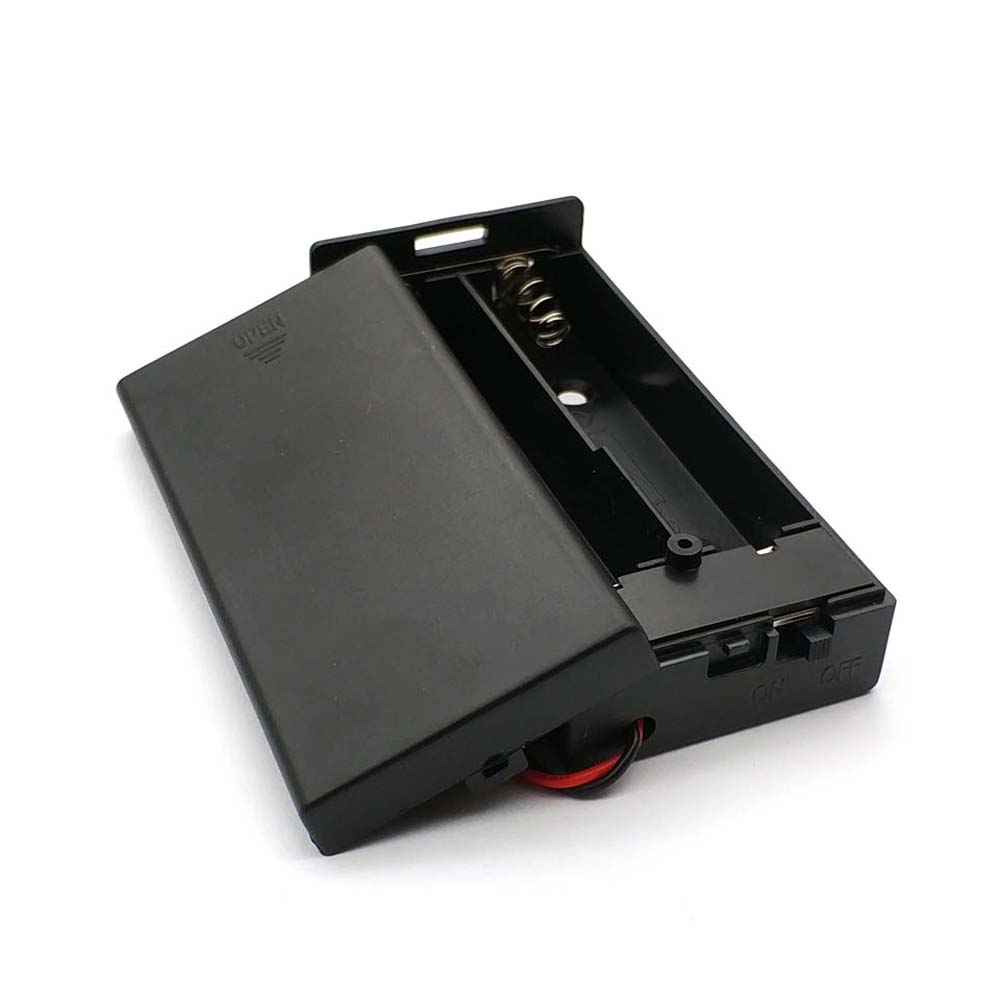 Container ABS ON/OFF Switch Storage Box Battery Storage Boxes Battery Holder 2 Slots Battery Box