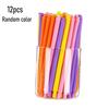 Renkli Spiral Bükülebilir Pipetler 6mm Yeniden Kullanılabilir Gıda Sınıfı Plastik Pipet Doğum Günü Partisi Ev Seyahat İçin Esnek İçme Pipetleri