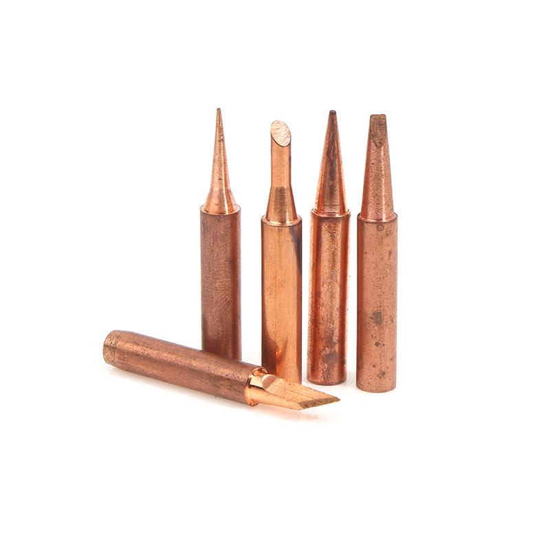 5Pcs Pure Copper Lead-Free 900M-T-K Soldering Iron Tip Soldering Iron Tip