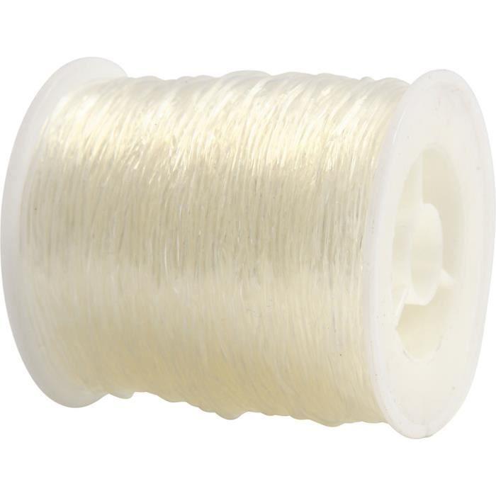 Strong Elastic Nylon Thread - Suitable for Jewelry Making. Ref 61548