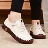 Hand-Stitched Women's Flat Shoes with Soft Beef Tendon Sole for Autumn and Winter Casual Wear