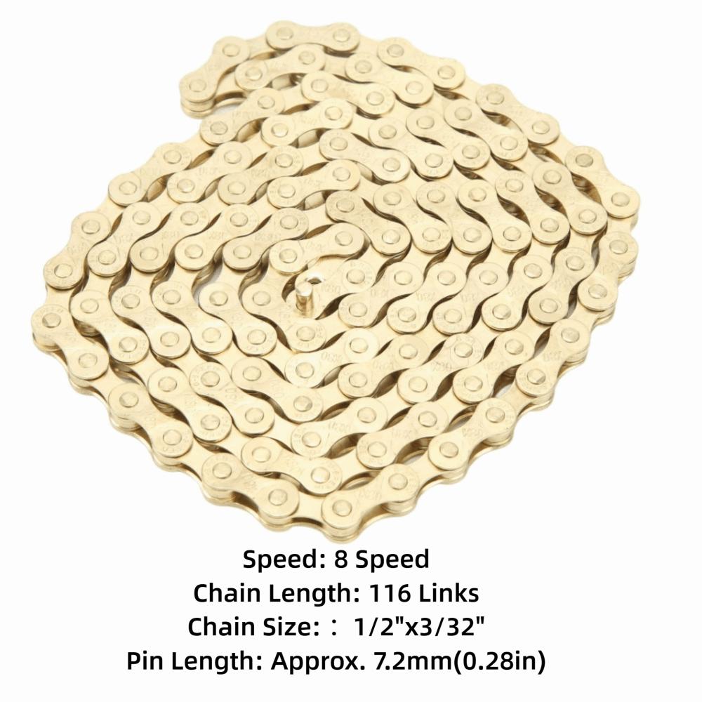 Carbon Steel Bicycle Chain 116 Links Road Bike Chain Durable Cycling Chain  Bike Upgrade