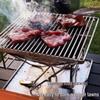 Portable Stainless Steel Campfire & BBQ Grill