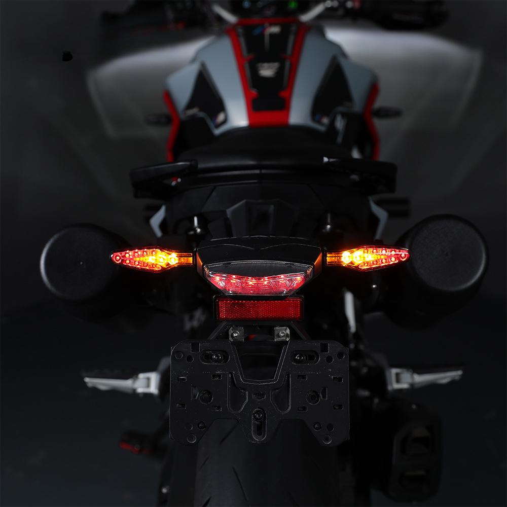 For BMW S1000R R1250GS ADV M1000RR R1300GS F900GS Motorcycle Rear Stop Taillight LED Turn Signal Brake Tail Light Blinker Lamp