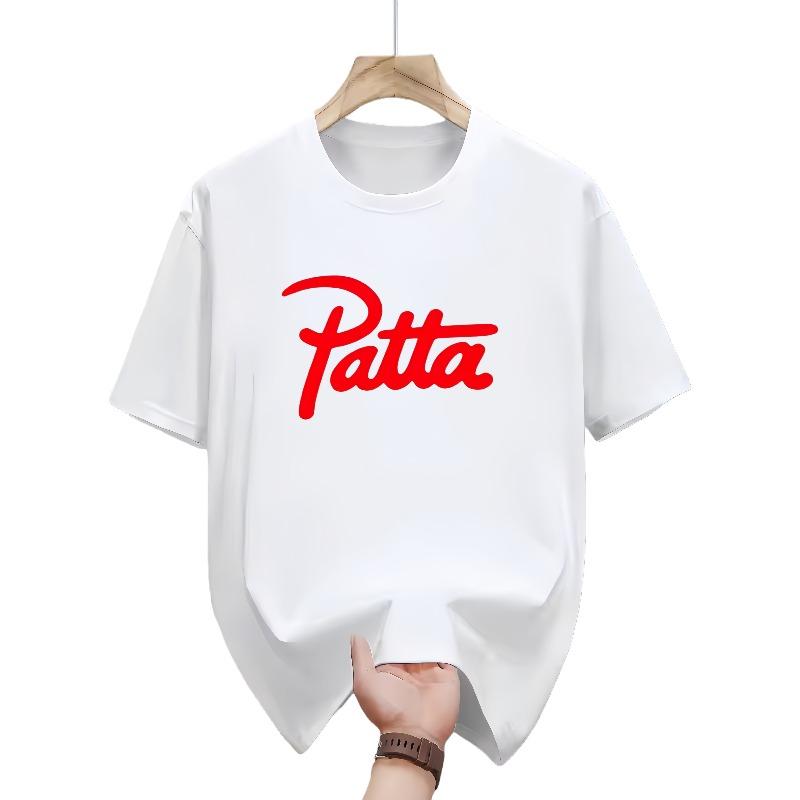 2026 Casual and versatile Tshirt for both men and women shortsleeved roundneck printed casual style